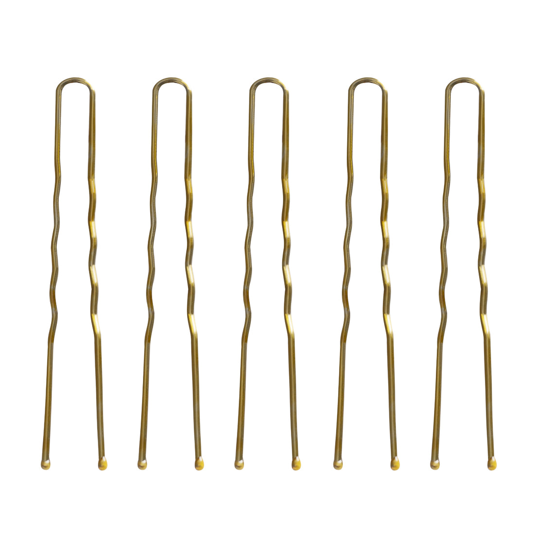 Agrafe de păr pentru coafor E-57 120 buc. 5,6 cm aurii