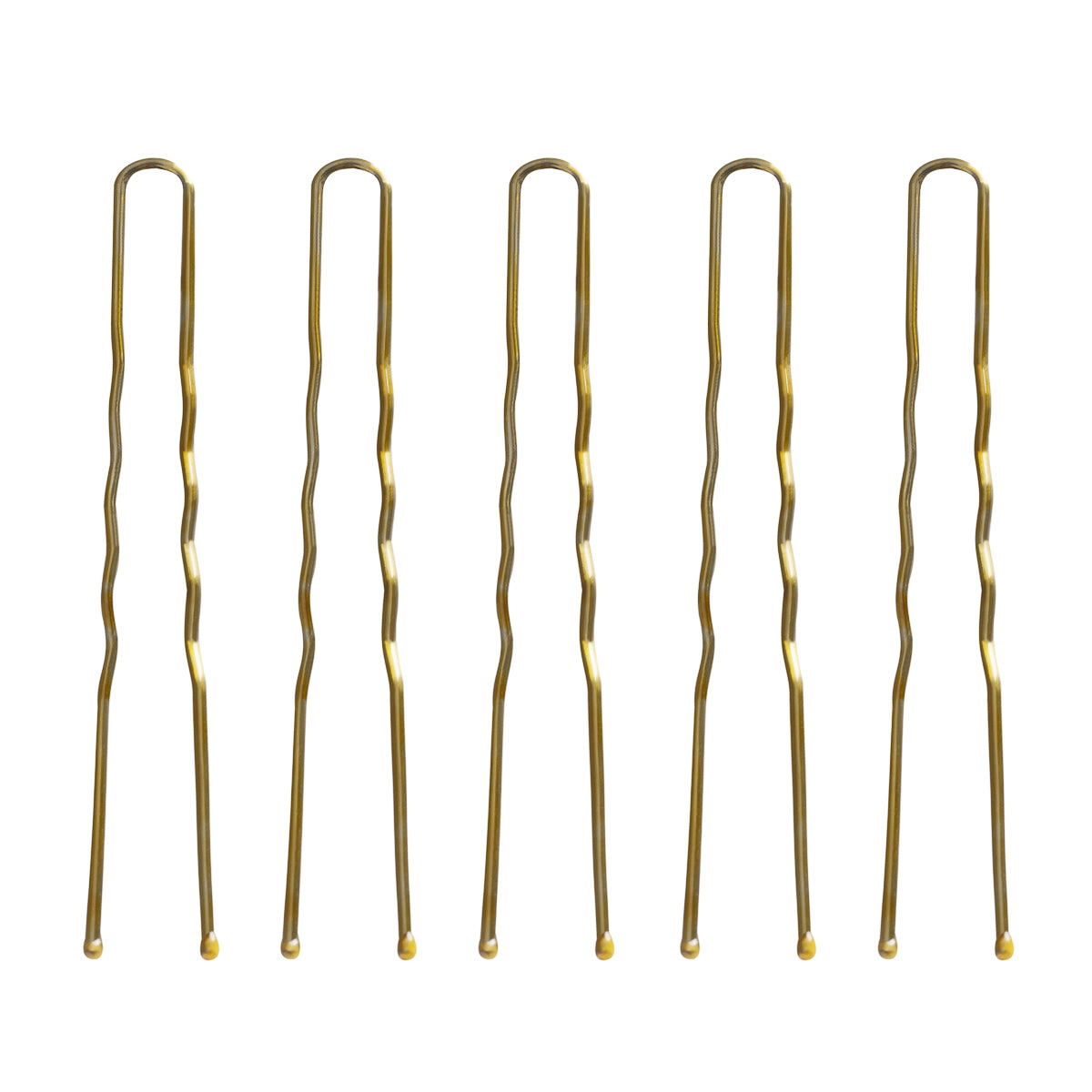 Agrafe de păr pentru coafor E-57 120 buc. 5,6 cm aurii
