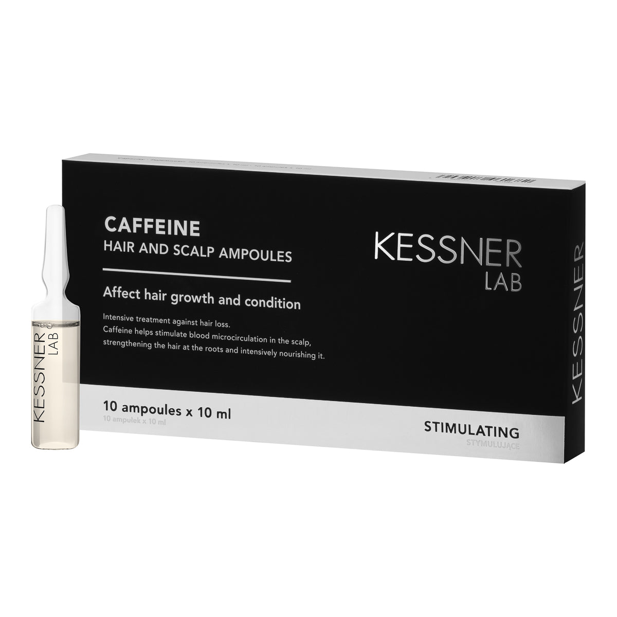 Set de fiole Kessner Lab: Prebiotic, Hidratant, Cafeină
