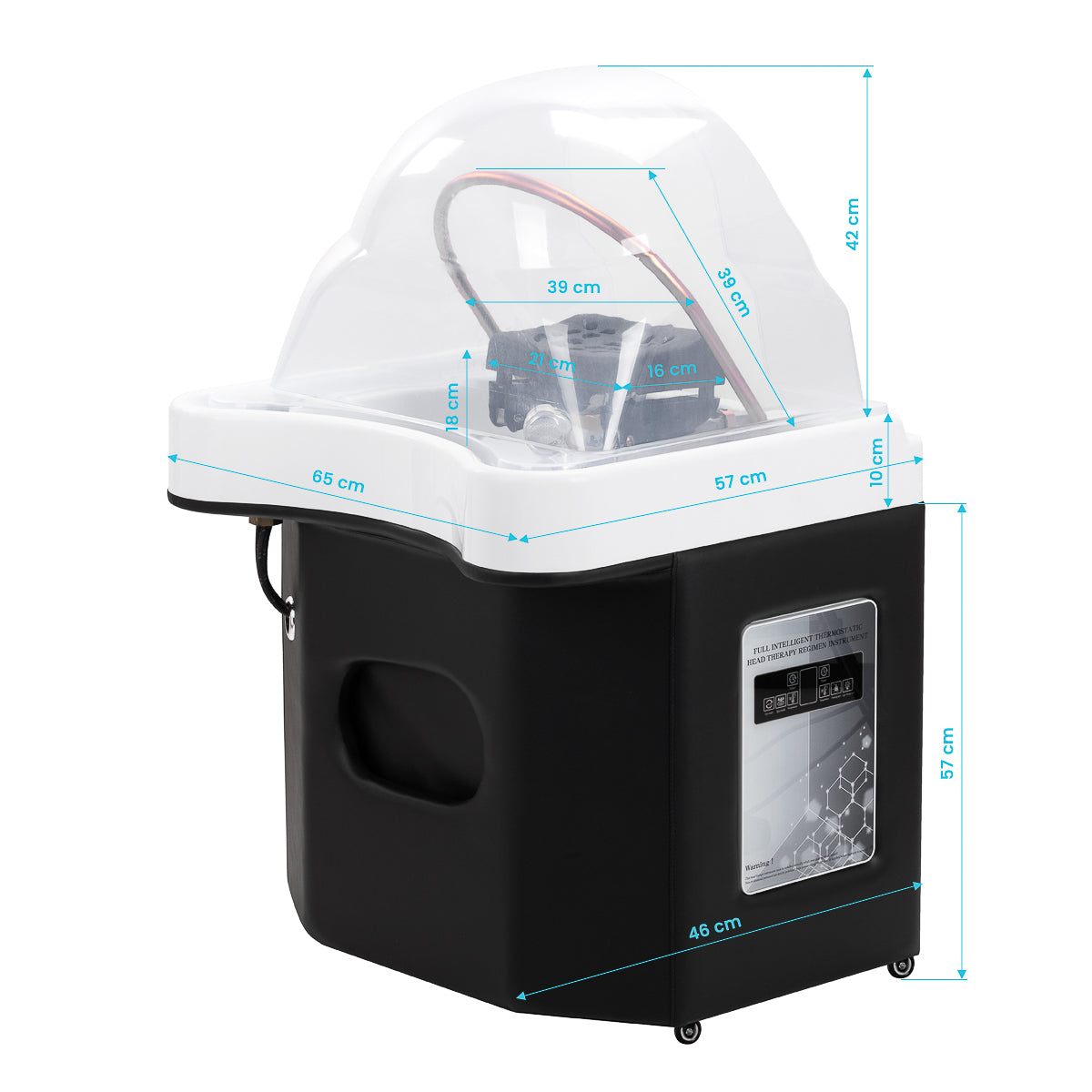 Gabbiano Head Spa Chiuvetă 050 negru