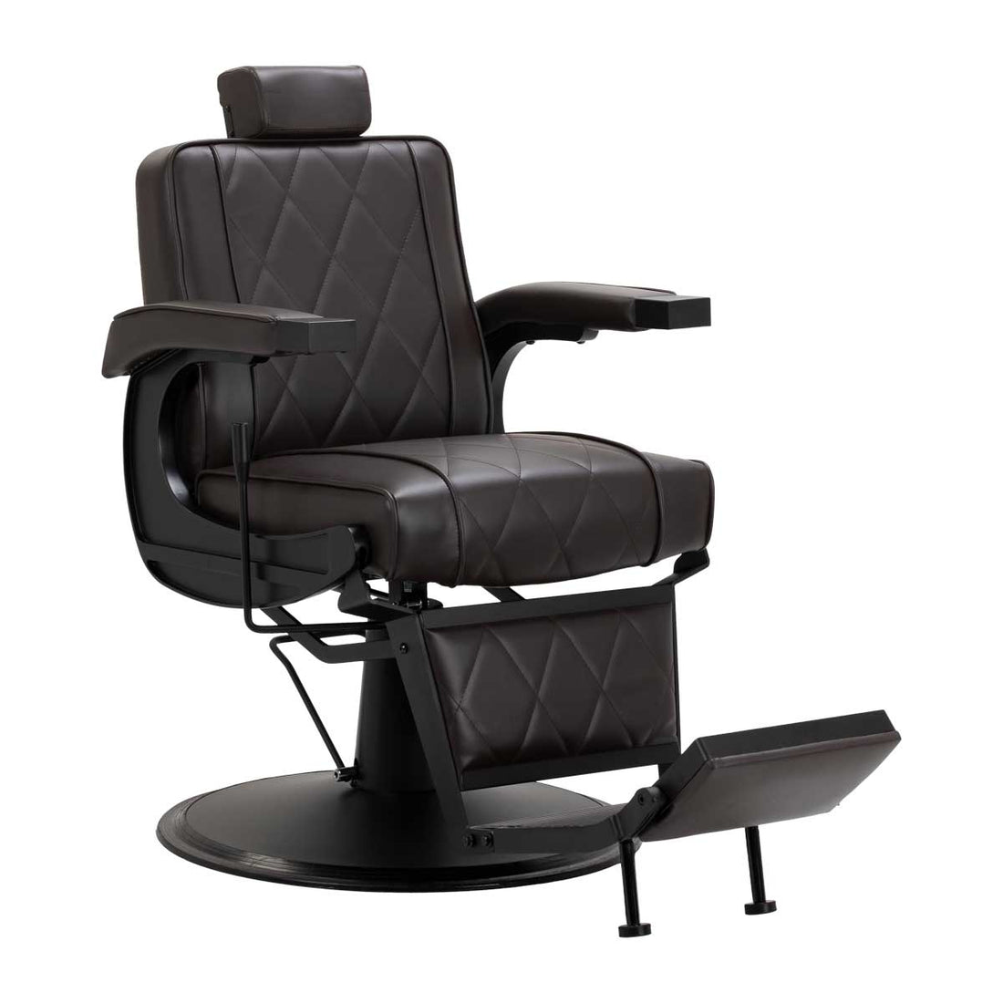 Scaun frizerie Hair System BM88066B maro