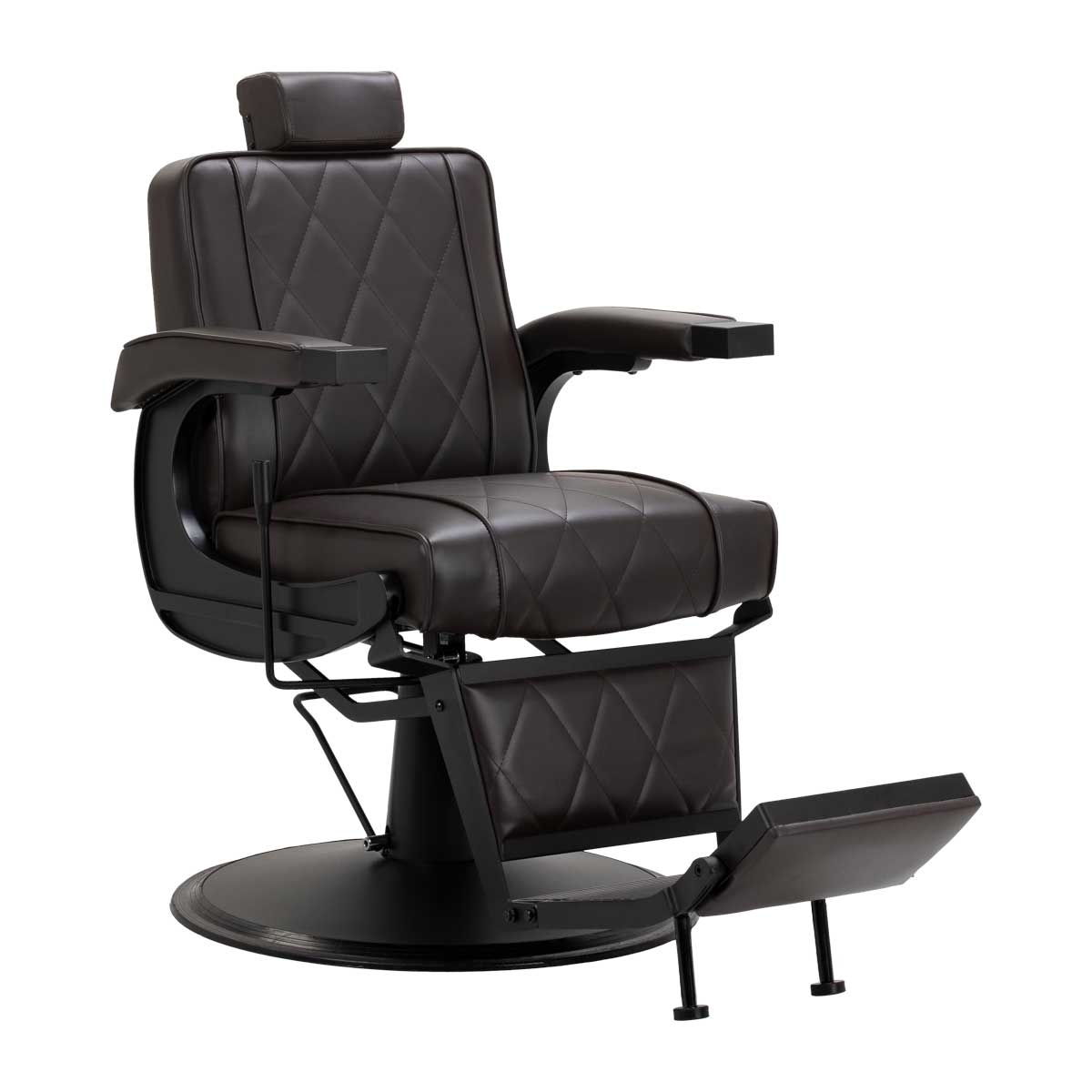 Scaun frizerie Hair System BM88066B maro