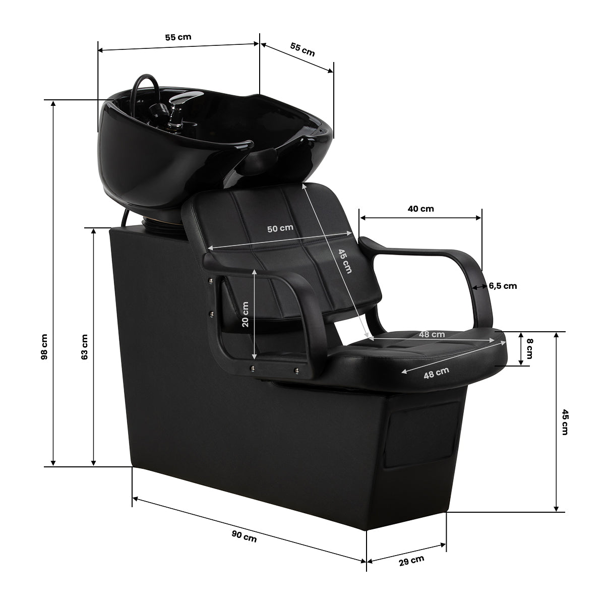 Scafa coafor frizerie Hair System Komodo Black
