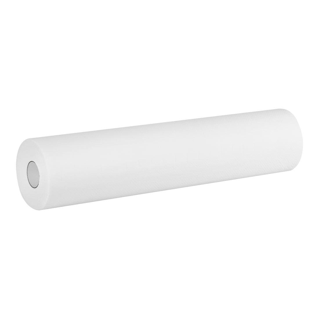 Rola hartie de unică folosință cu înveliș de plastic, 50 x 40 m, alb
