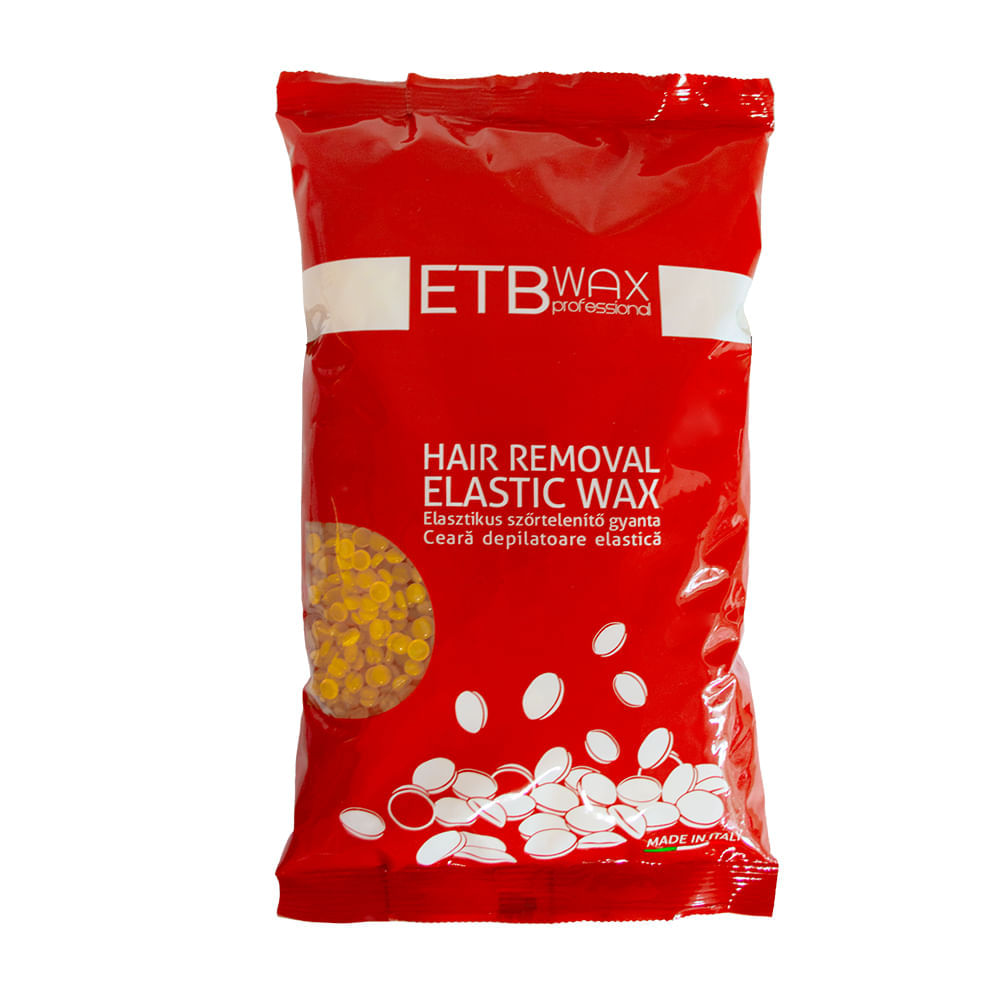 ETB Wax Ceară epilatoare elastică perle 1kg Galben, Cantitate: 1000 g
