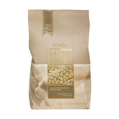 ItalWax Ceara epilatoare Elastica Perle Ciocolata Alba, Cantitate: 1000 g