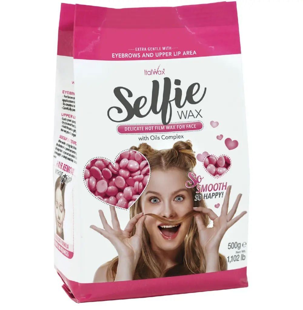 ItalWax Ceara epilatoare Pentru Fata Elastica Perle Selfie, Cantitate: 500 g