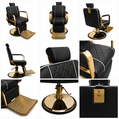 Scaun frizerie Yoshiomoto Throne Gold
