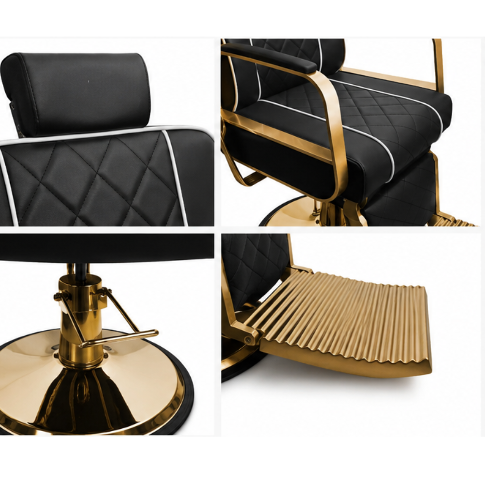 Scaun frizerie Yoshiomoto Throne Gold
