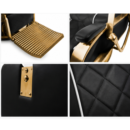Scaun frizerie Yoshiomoto Throne Gold