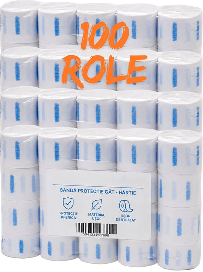 Set 100x role guler pentru frizerie