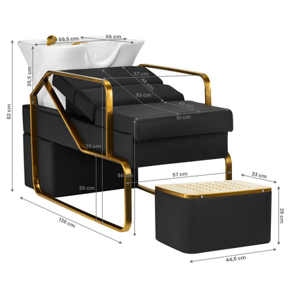 Set mobilier coafor scafa + scaun Yoshimoto EMMA
