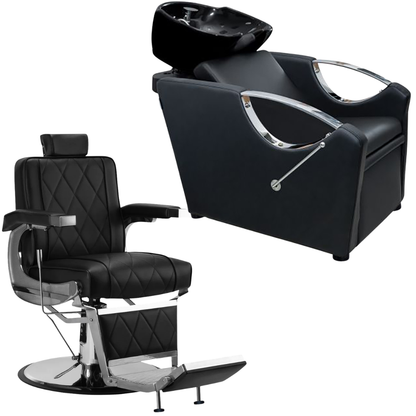 Set mobilier frizerie scafa + scaun Yoshimoto Hair System