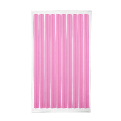 Bigudiuri flexibile, set 10 bucati, roz