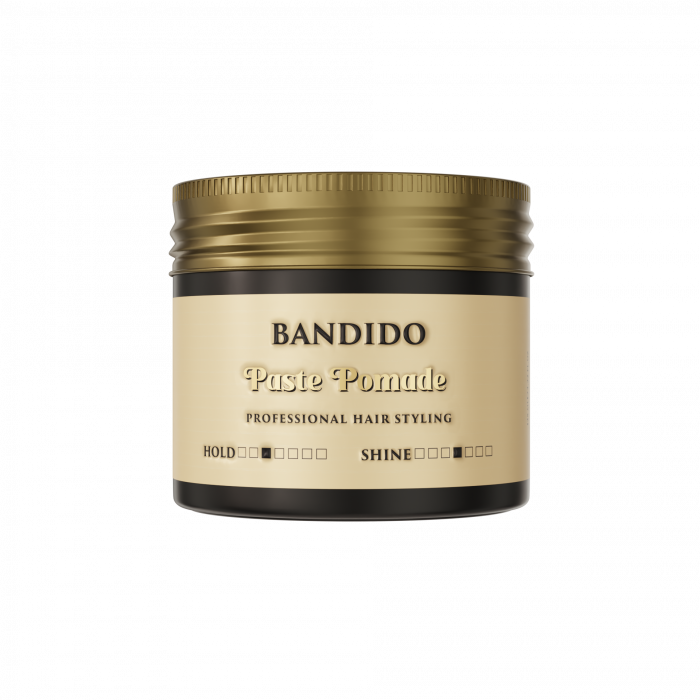 Ceară de Păr Profesională Bandido Paste Pomade, 125ml – Fixare Medie și Finish Mat Natural