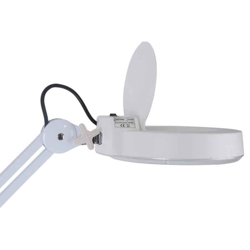 Lampa cosmetica cu lupa cu roti neon led
