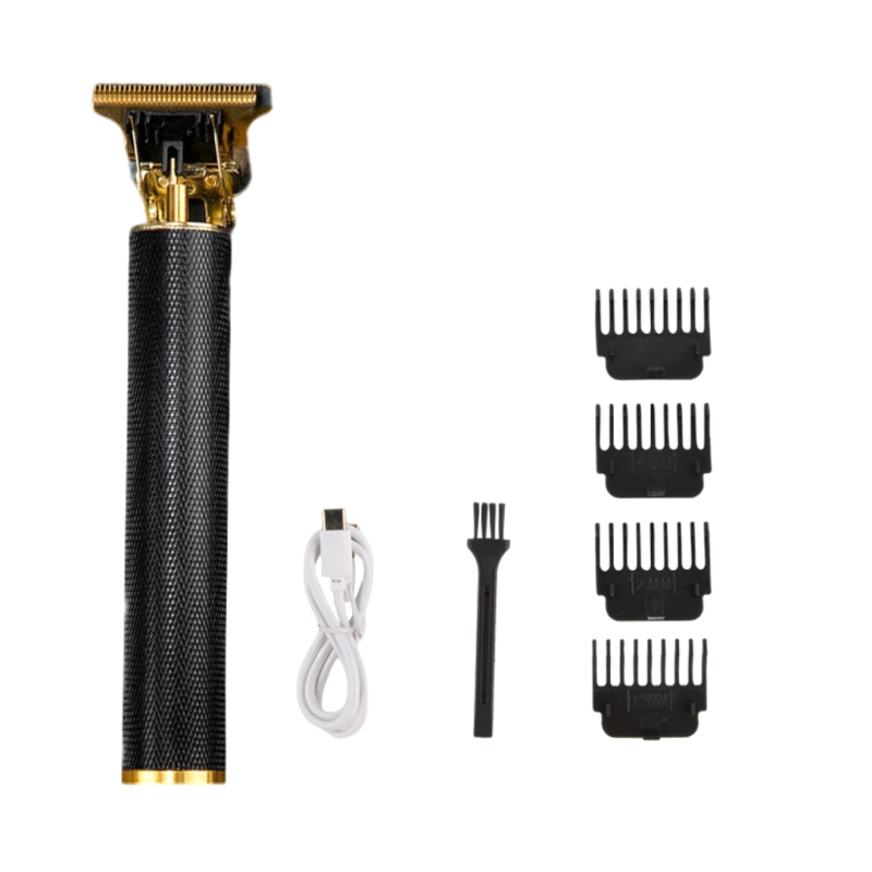 Masina de tuns Karemi, 5 W, cu acumulator, trimmer, incarcare USB, negru