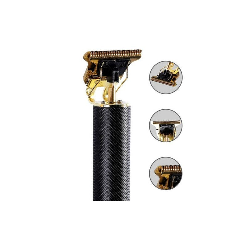 Masina de tuns Karemi, 5 W, cu acumulator, trimmer, incarcare USB, negru