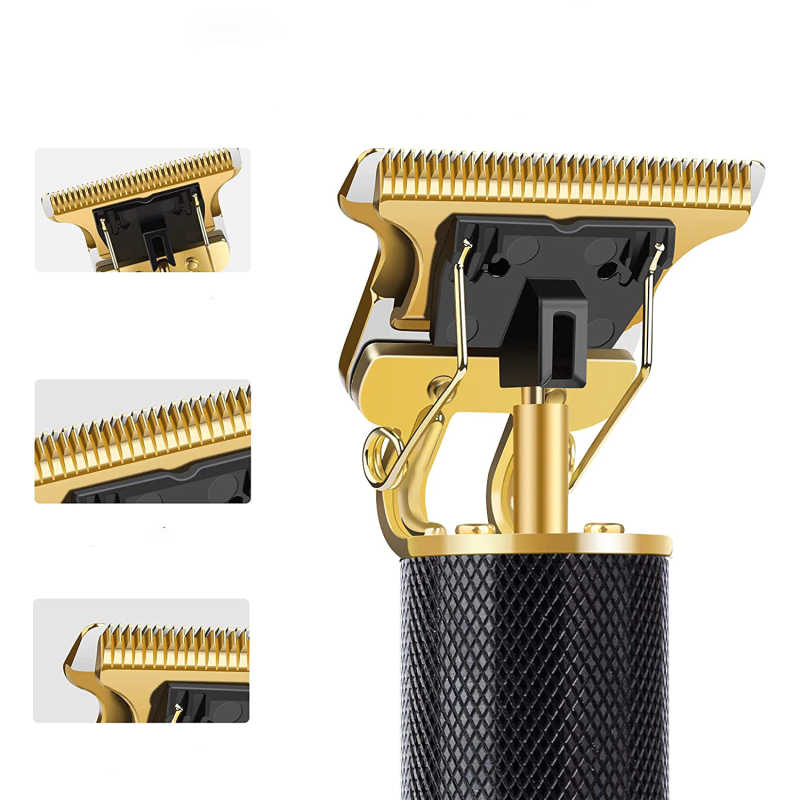 Masina de tuns Karemi, 5 W, cu acumulator, trimmer, incarcare USB, negru