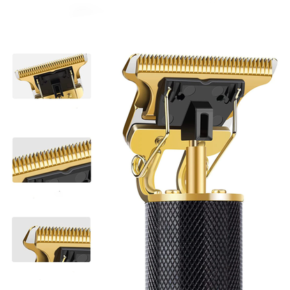 Masina de tuns Karemi, 5 W, cu acumulator, trimmer, incarcare USB, negru