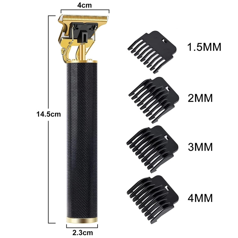 Masina de tuns Karemi, 5 W, cu acumulator, trimmer, incarcare USB, negru