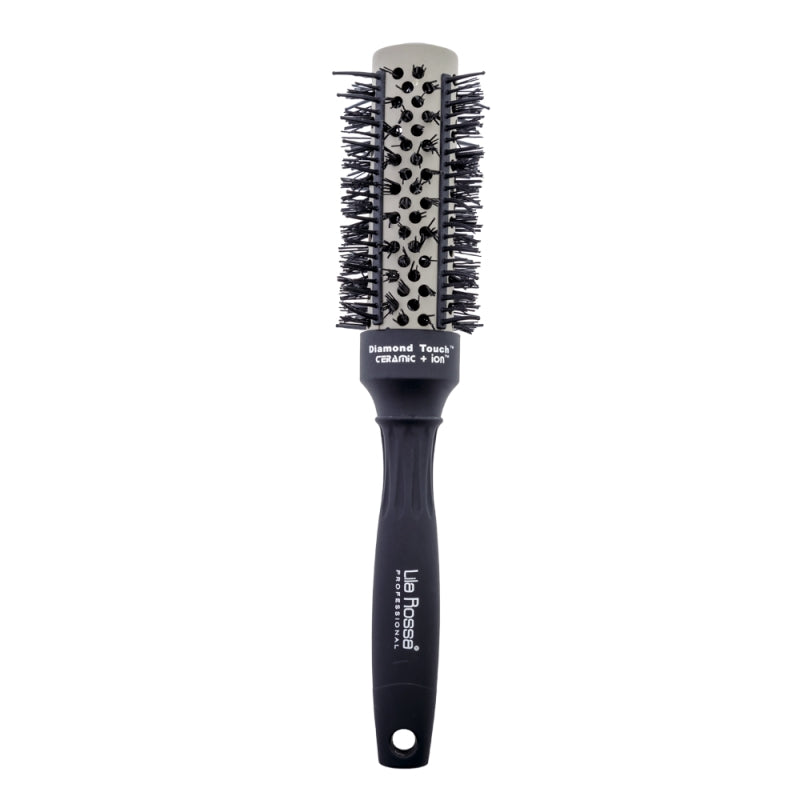 Perie profesionala Lila Rossa Diamond Touch, din ceramica, neagra, dt32