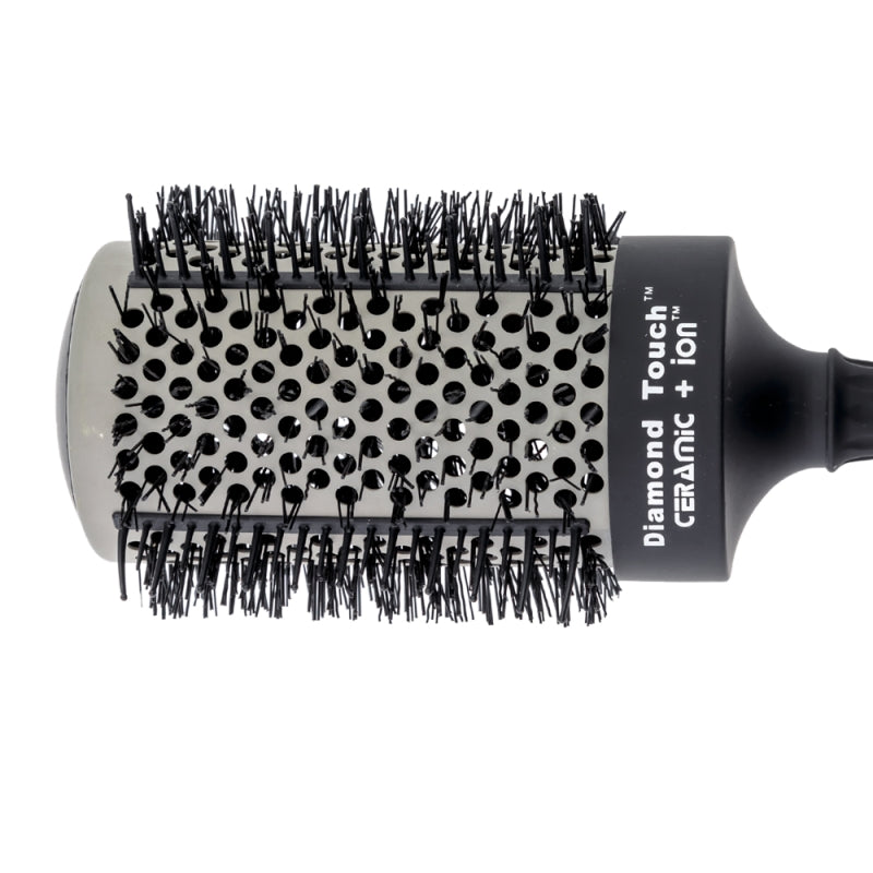 Perie profesionala Lila Rossa Diamond Touch, din ceramica, neagra, dt65