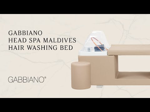 Video Gabbiano Head Spa Maldives pat de spălare a părului negru