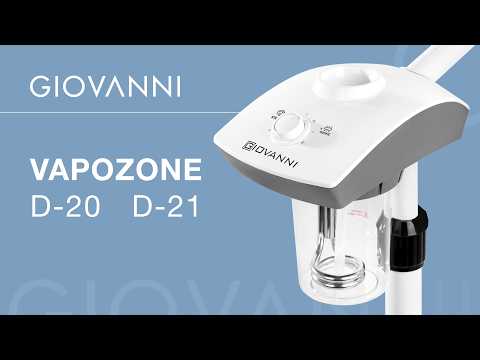 Vapozon cosmetic Giovanni cu lampă lupă D-21 negru