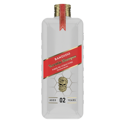 Șampon de Păr Profesional Bandido cu Keratină, 350ml – Reconstrucție și Fortifiere
