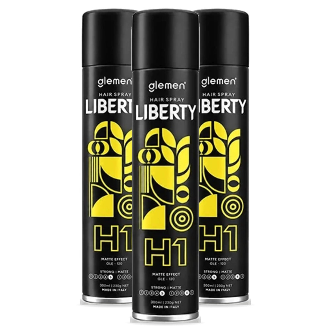 Set 3 fixative profesionale GLEMEN Liberty 300 ml