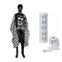 Set protecție client: pelerină de coafură j-73 + set 5 role guler din hârtie