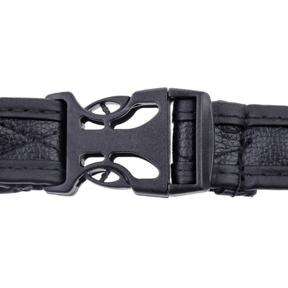 Sort makeup din piele, negru, a259